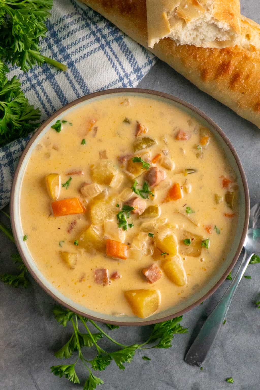 Slow Cooker Ham and Potato Soup - Slow Cooker Meals