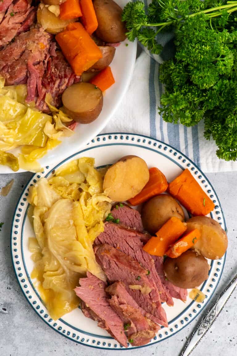Crock Pot Corned Beef and Cabbage - Slow Cooker Meals
