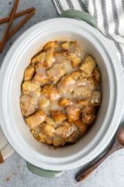 Crock Pot Bread Pudding - Slow Cooker Meals