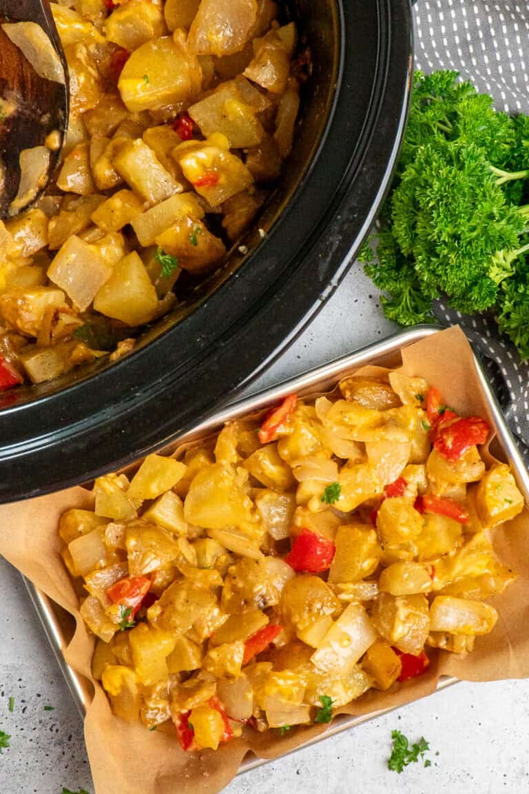 Crock Pot Breakfast Potatoes - Slow Cooker Meals