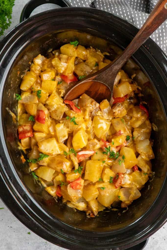 Crock Pot Breakfast Potatoes - Slow Cooker Meals